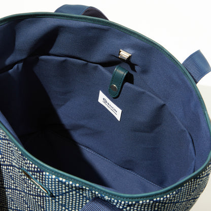 Aizome Sashiko Tote Bag