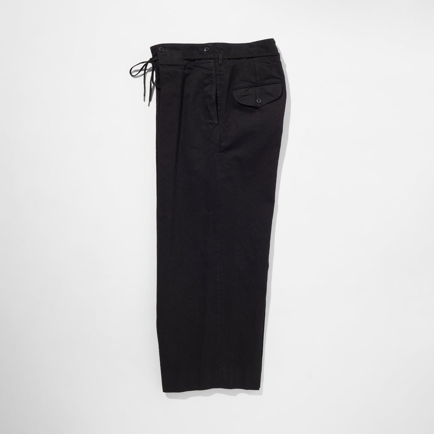 Black Denim Hakama Trousers