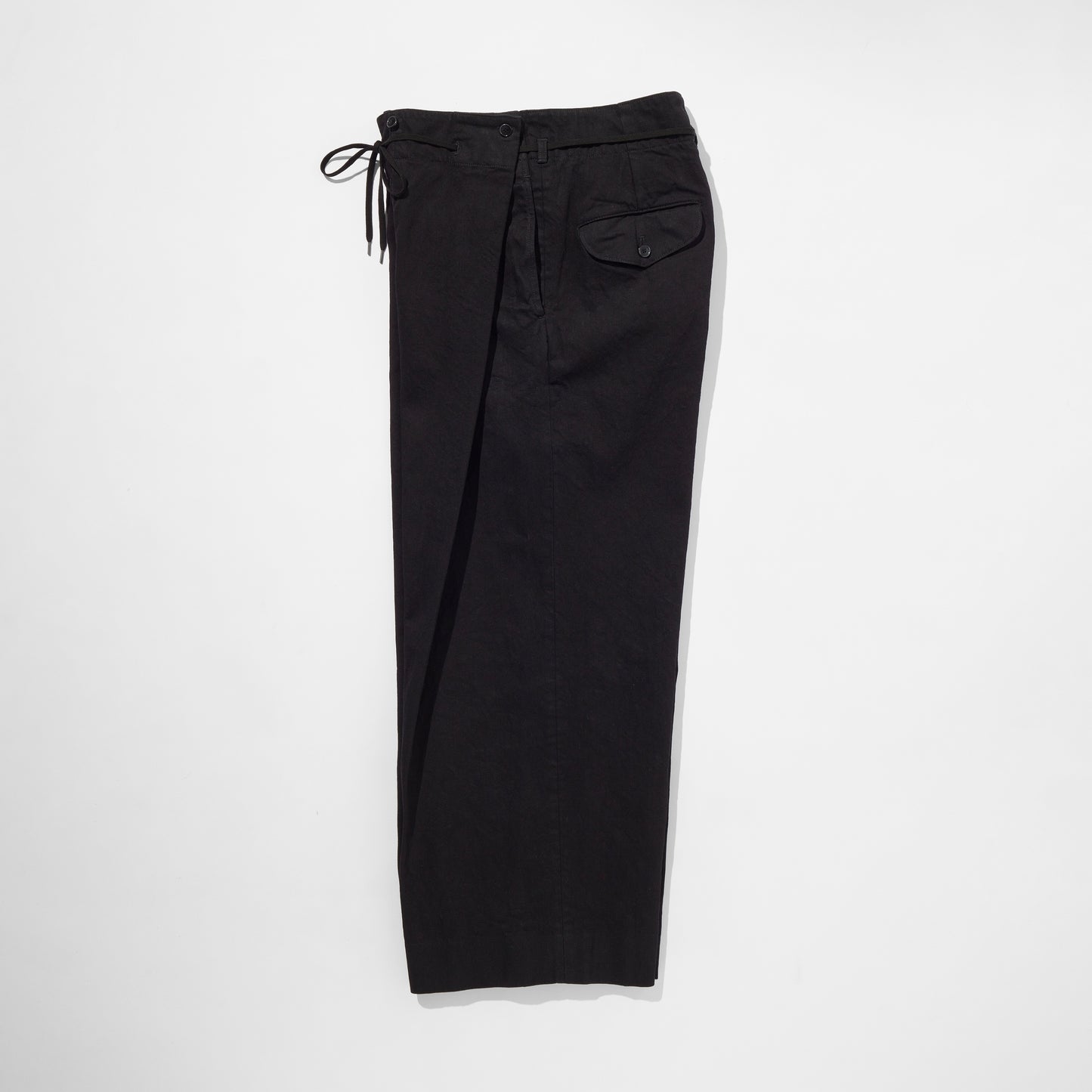 Black Denim Hakama Trousers