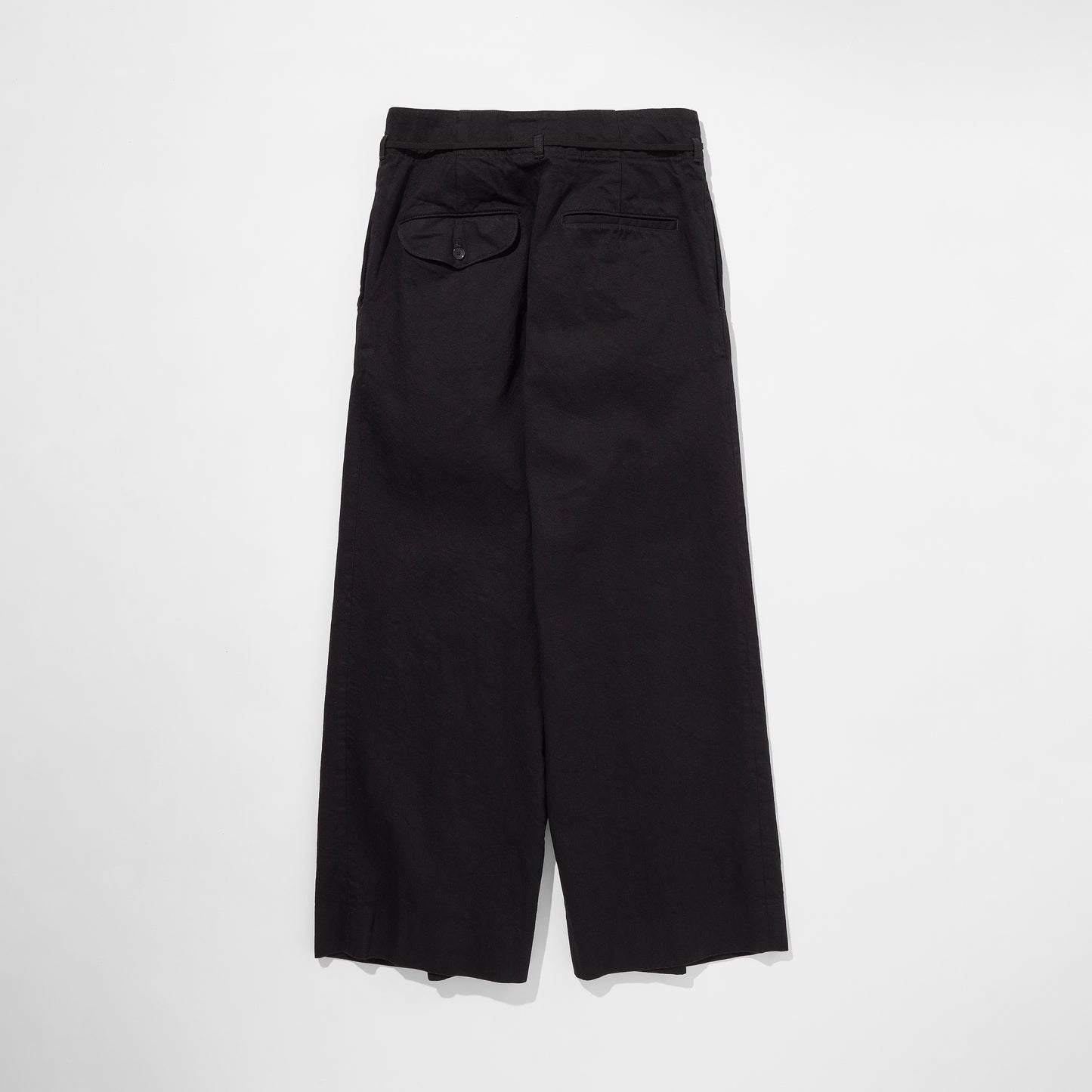 Black Denim Hakama Trousers