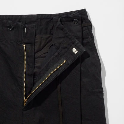 Black Denim Hakama Trousers