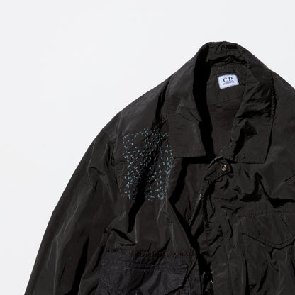 [C.P. COMPANY by SASHIKO GALS] Lens Button Overshirt "Sashiko"