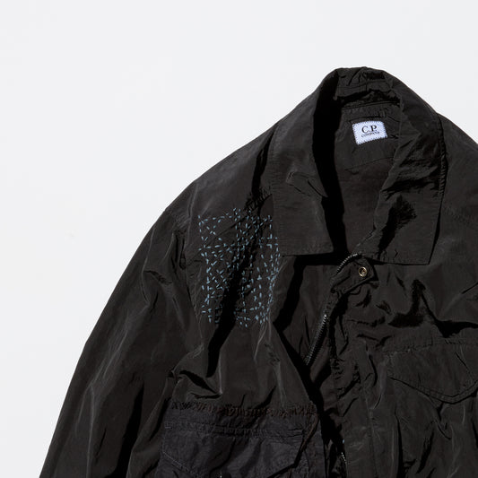 [C.P. COMPANY by SASHIKO GALS] Lens Button Overshirt "Sashiko"