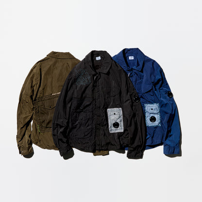 [C.P. COMPANY by SASHIKO GALS] Lens Button Overshirt "Sashiko"