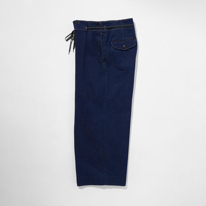 Indigo Denim Hakama Trousers
