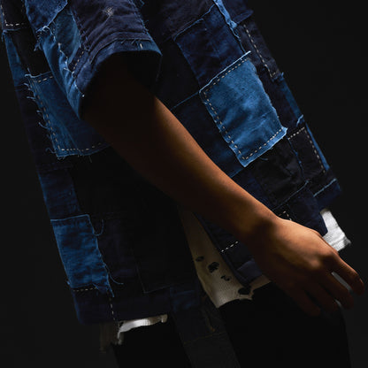 Vintage Boro Patchwork Pullover Shirt
