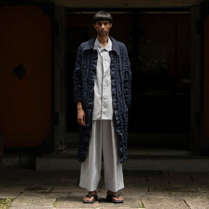 Kumo Shibori Overcoat