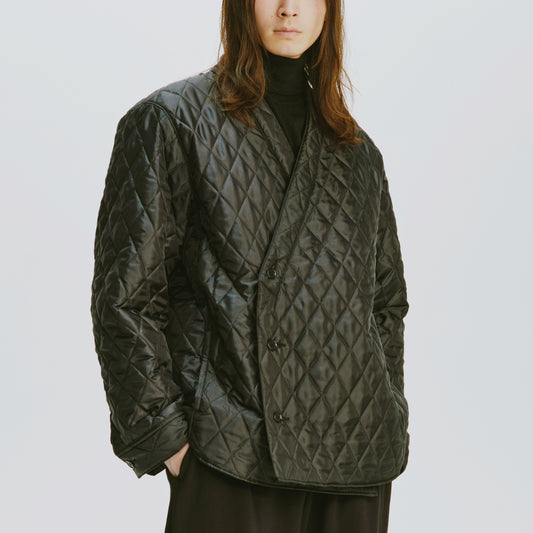 Kimono Collar Quilted Shirket