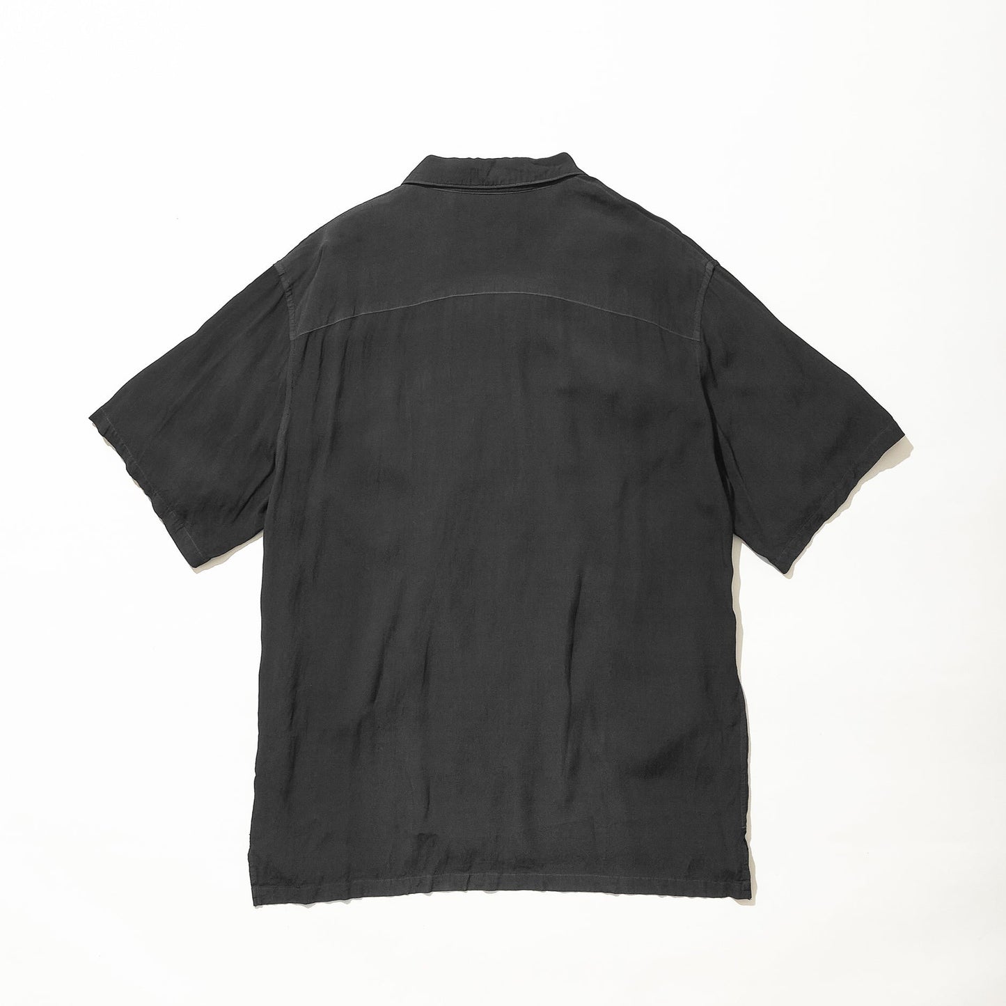 S/S Open Collar Shirt -SUMIZOME-