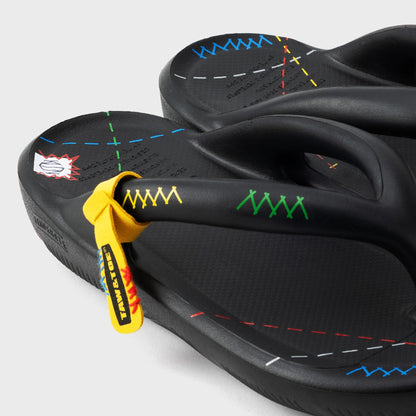 TAW&TOE x by SG "Zerovity OG" flip flops