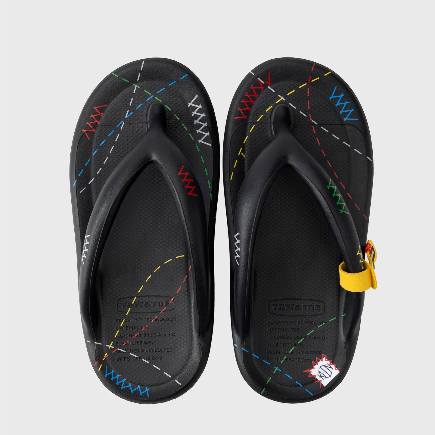 TAW&TOE x by SG "Zerovity OG" flip flops