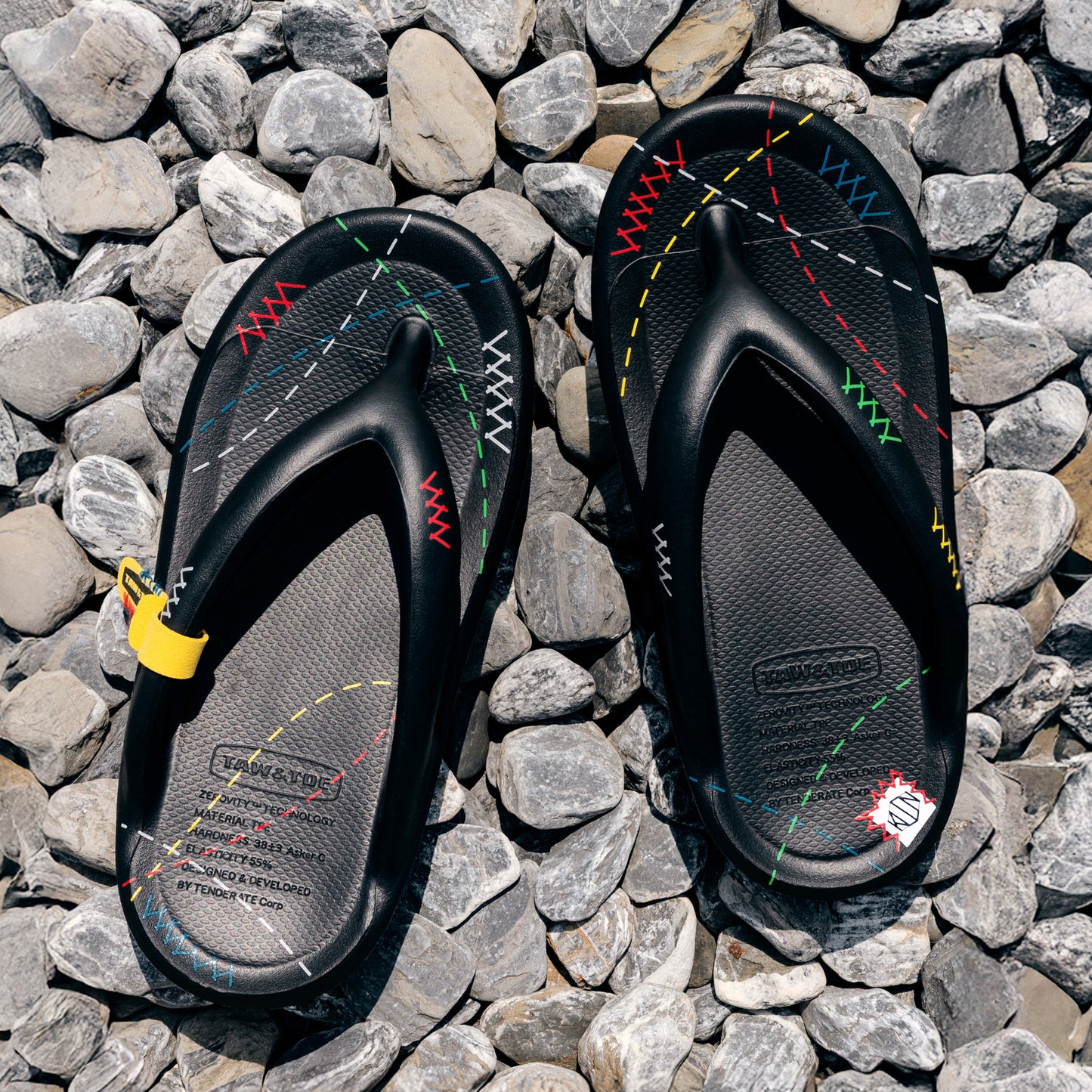 TAW&TOE x by SG "Zerovity OG" flip flops