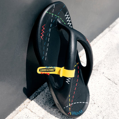 TAW&TOE x by SG "Zerovity OG" flip flops