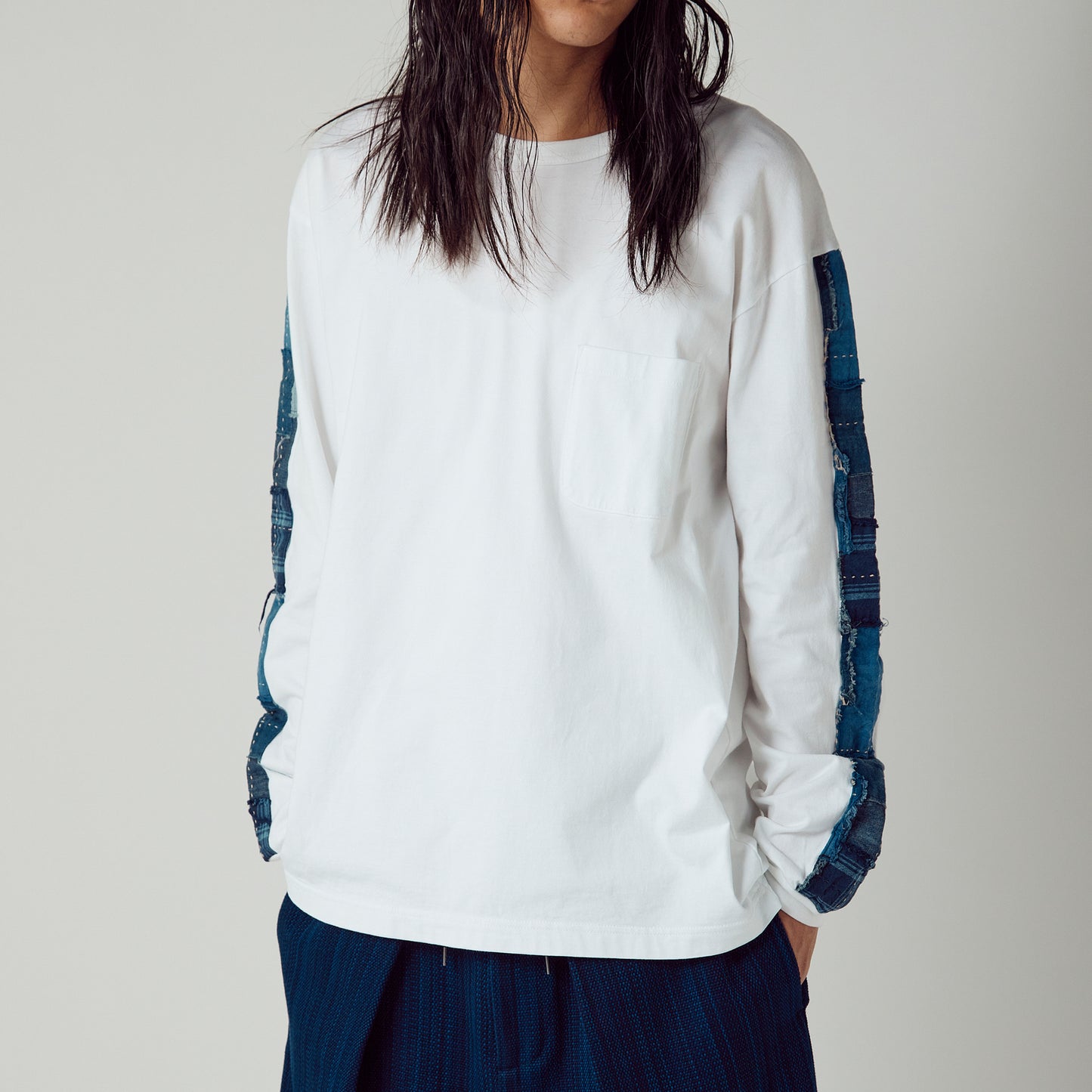 Boro Trimmed L/S T-shirt