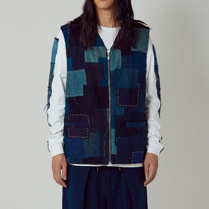 Vintage Boro Patchwork Vest