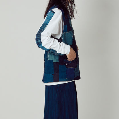 Vintage Boro Patchwork Vest