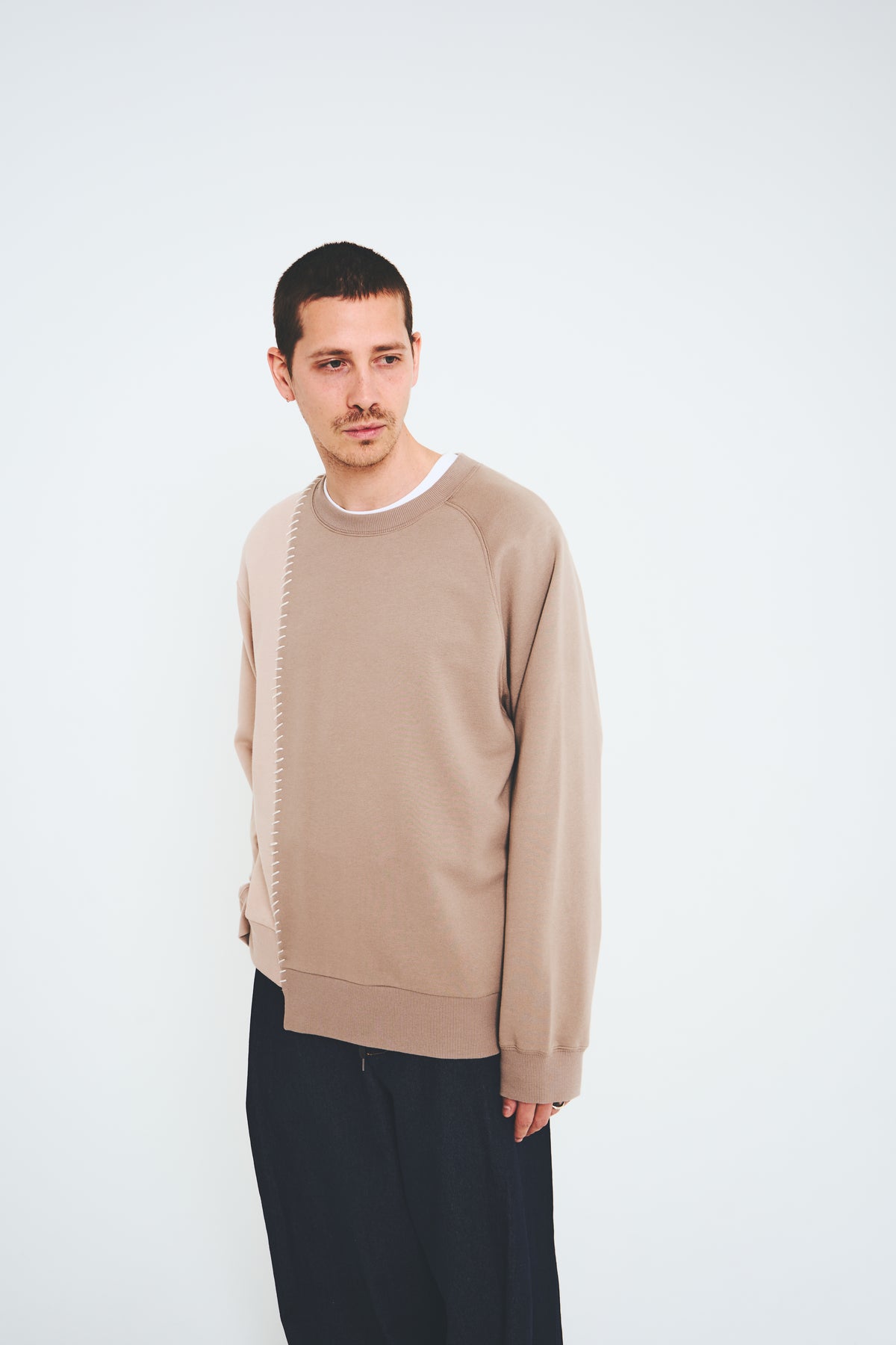 Sashiko Docking Sweatshirt
