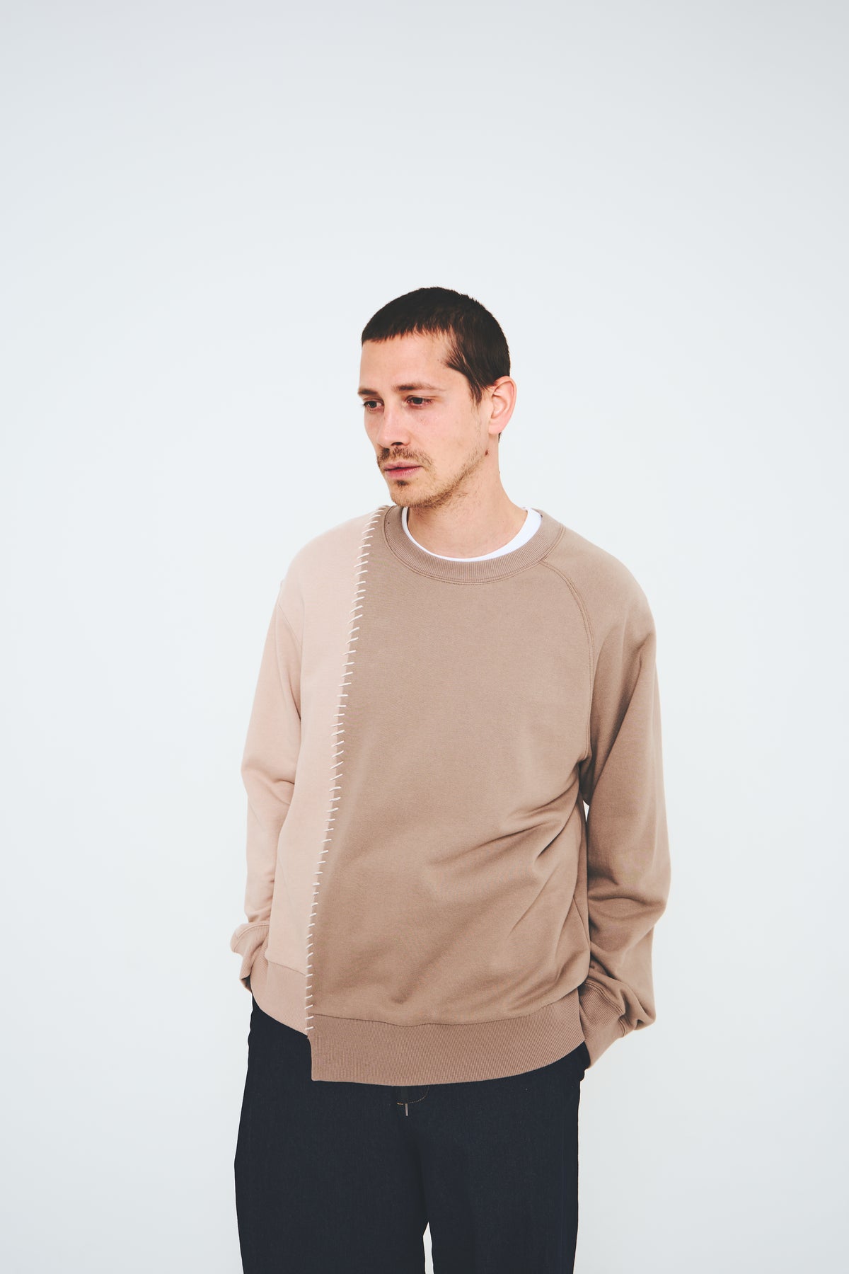 Sashiko Docking Sweatshirt