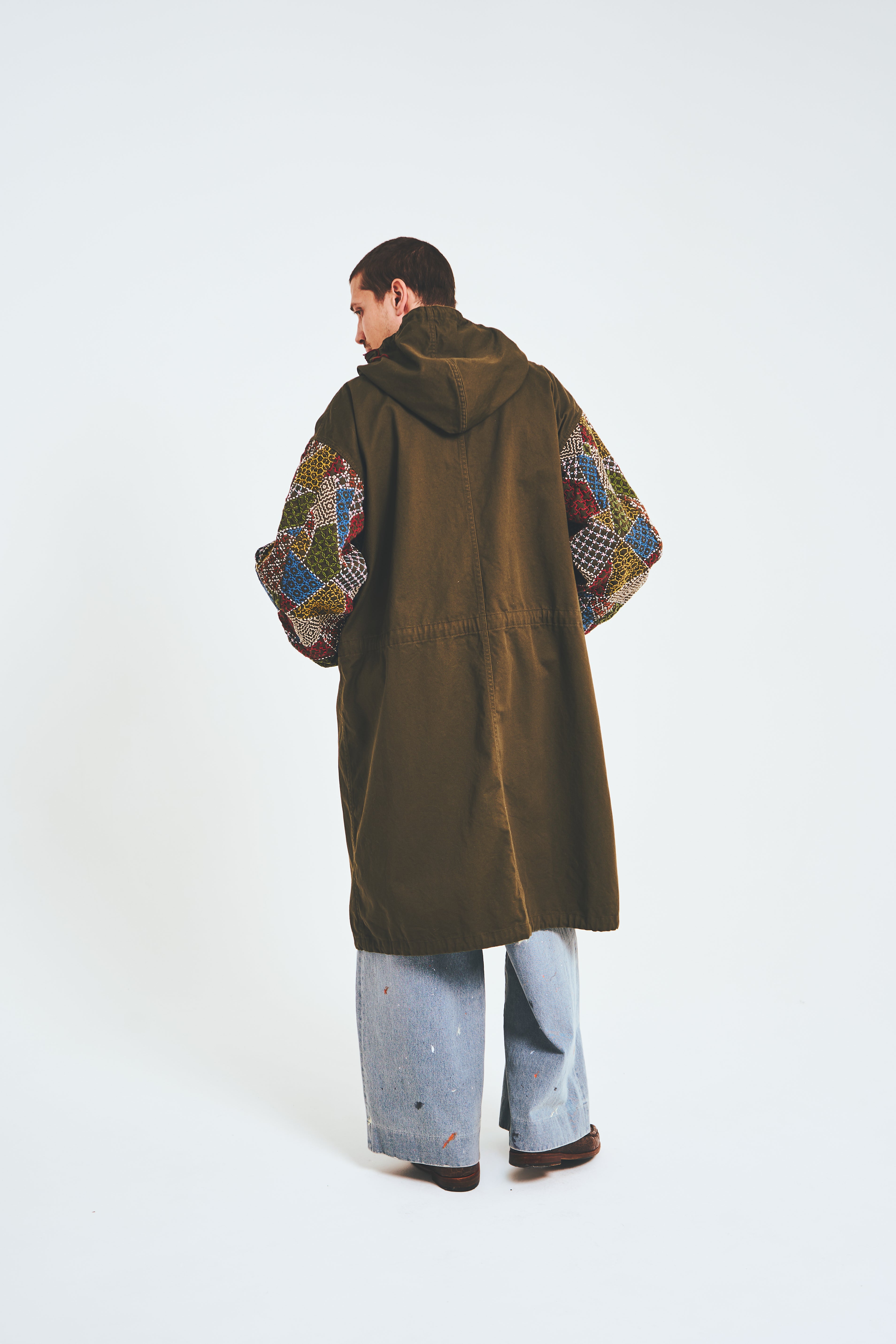 Sashiko Crest Snow Parka – KUON Tokyo