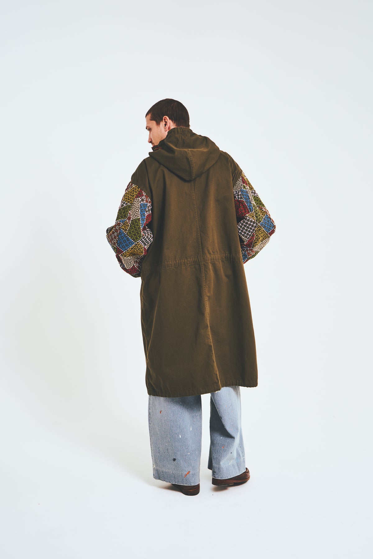 Sashiko Crest Snow Parka
