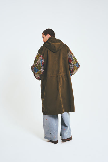 Sashiko Crest Snow Parka