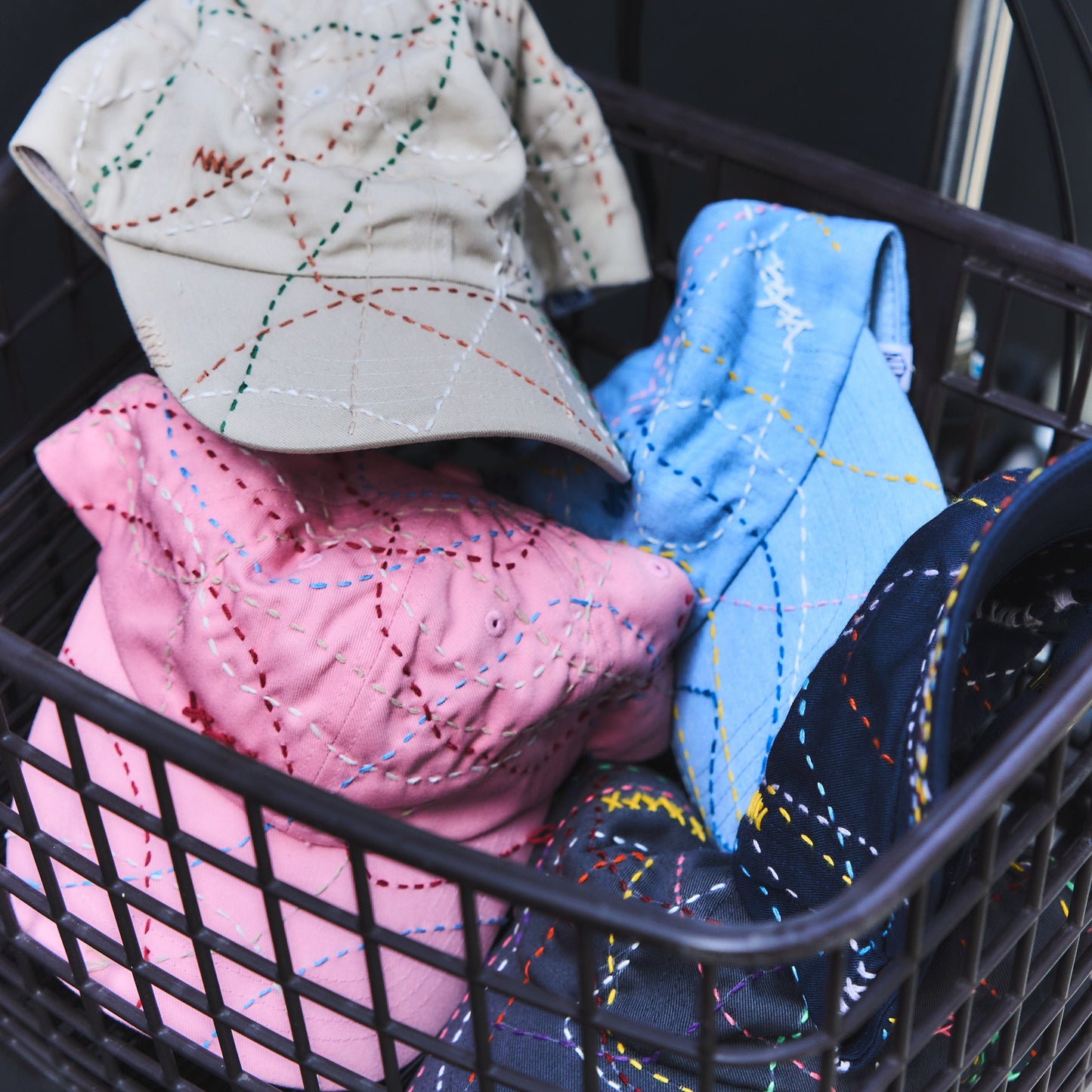 Sashiko All Over Cap