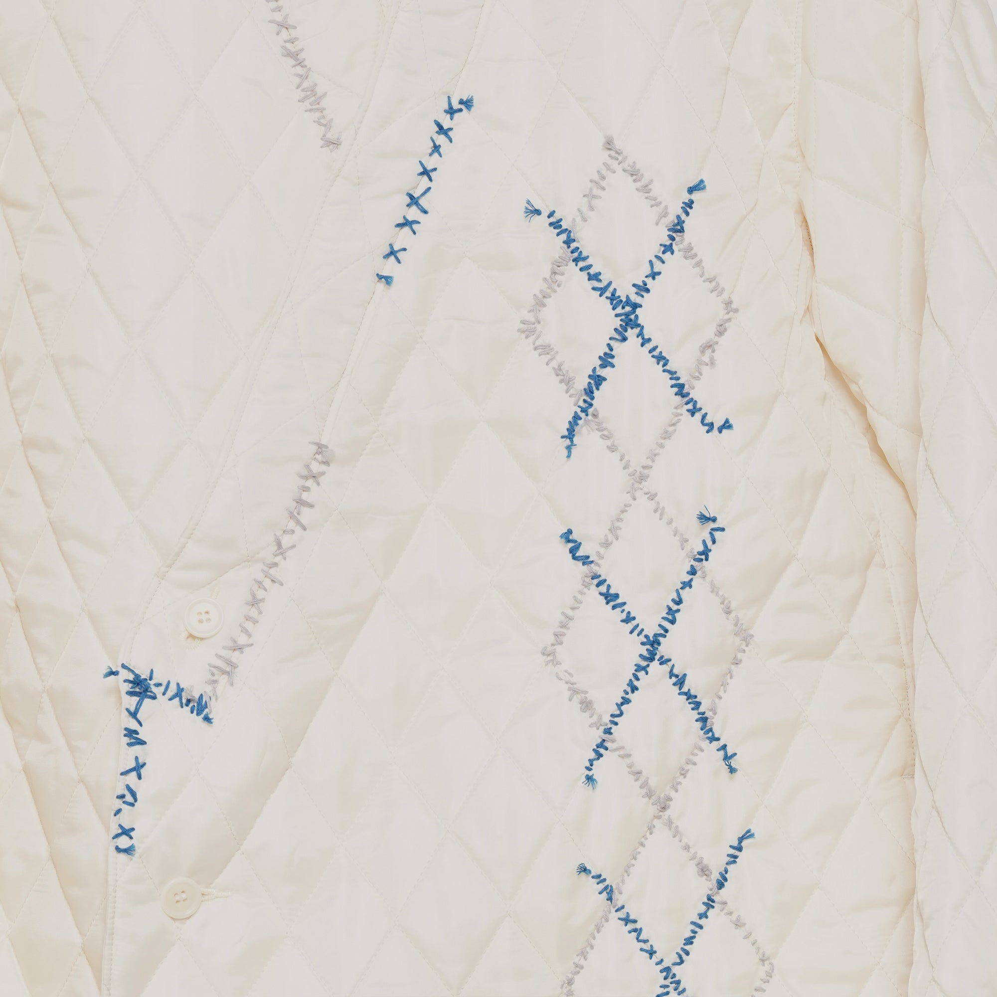 Kimono Collar Sashiko Quilted Shirket – KUON Tokyo