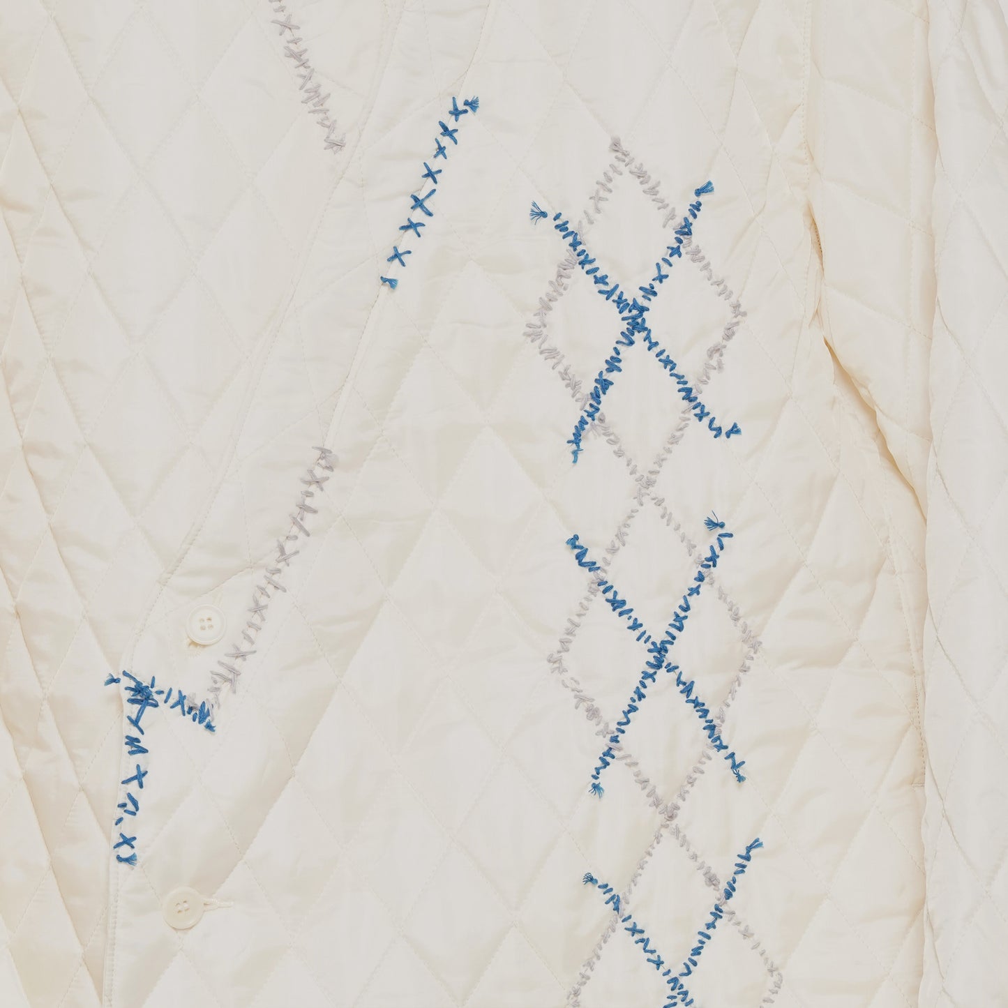 Kimono Collar Sashiko Quilted Shirket