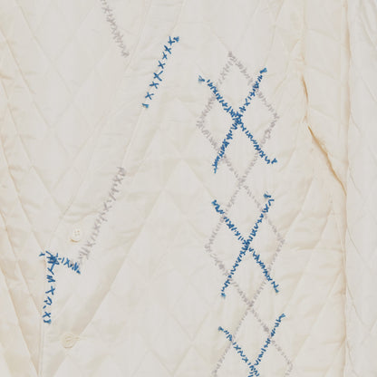 Kimono Collar Sashiko Quilted Shirket