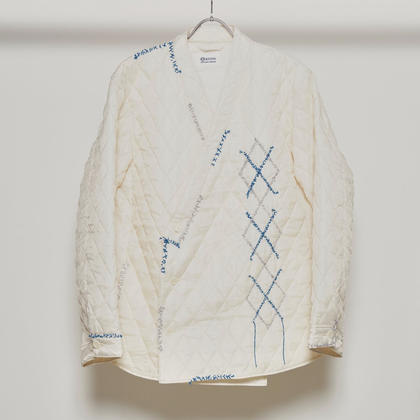 Kimono Collar Sashiko Quilted Shirket