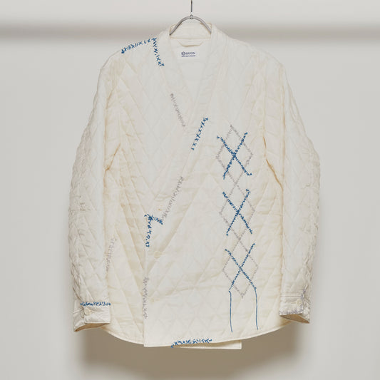 Kimono Collar Sashiko Quilted Shirket