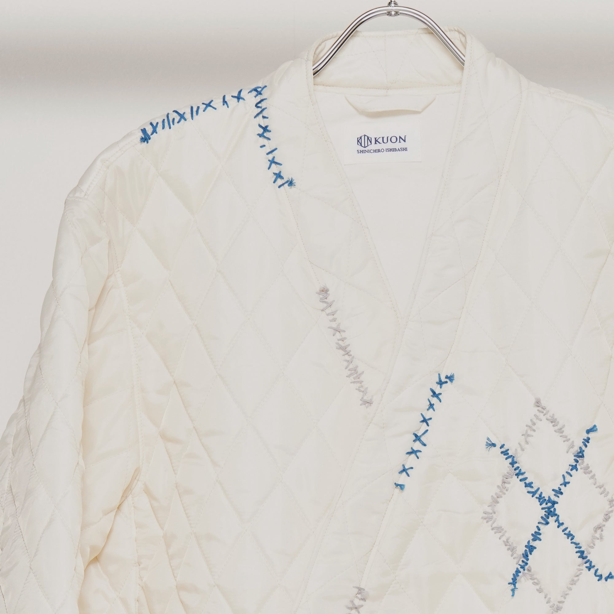 Kimono Collar Sashiko Quilted Shirket – KUON Tokyo