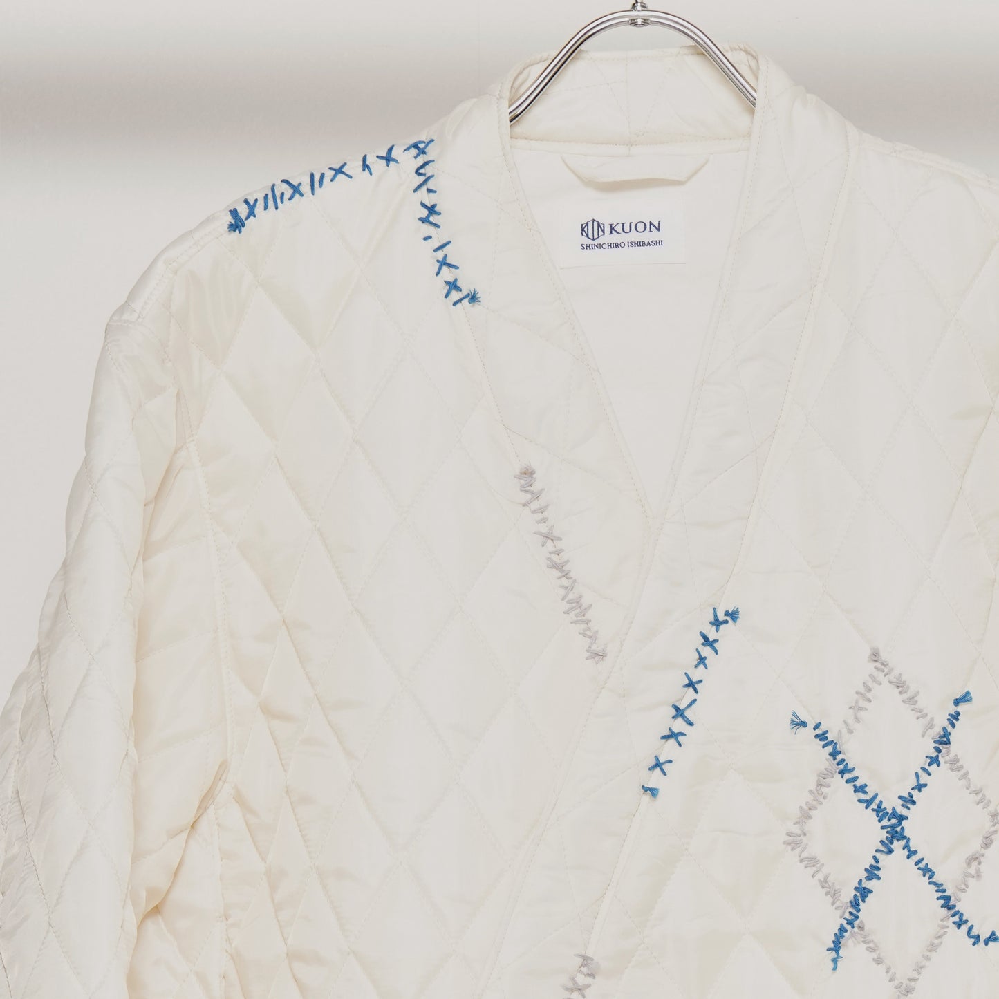 Kimono Collar Sashiko Quilted Shirket