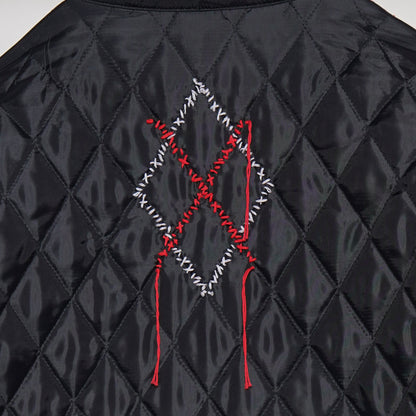 Kimono Collar Sashiko Quilted Shirket