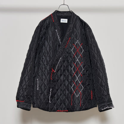 Kimono Collar Sashiko Quilted Shirket
