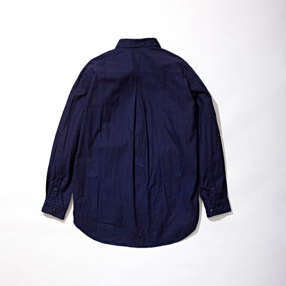 Regular Collar Shirt-AIZOME Dark-