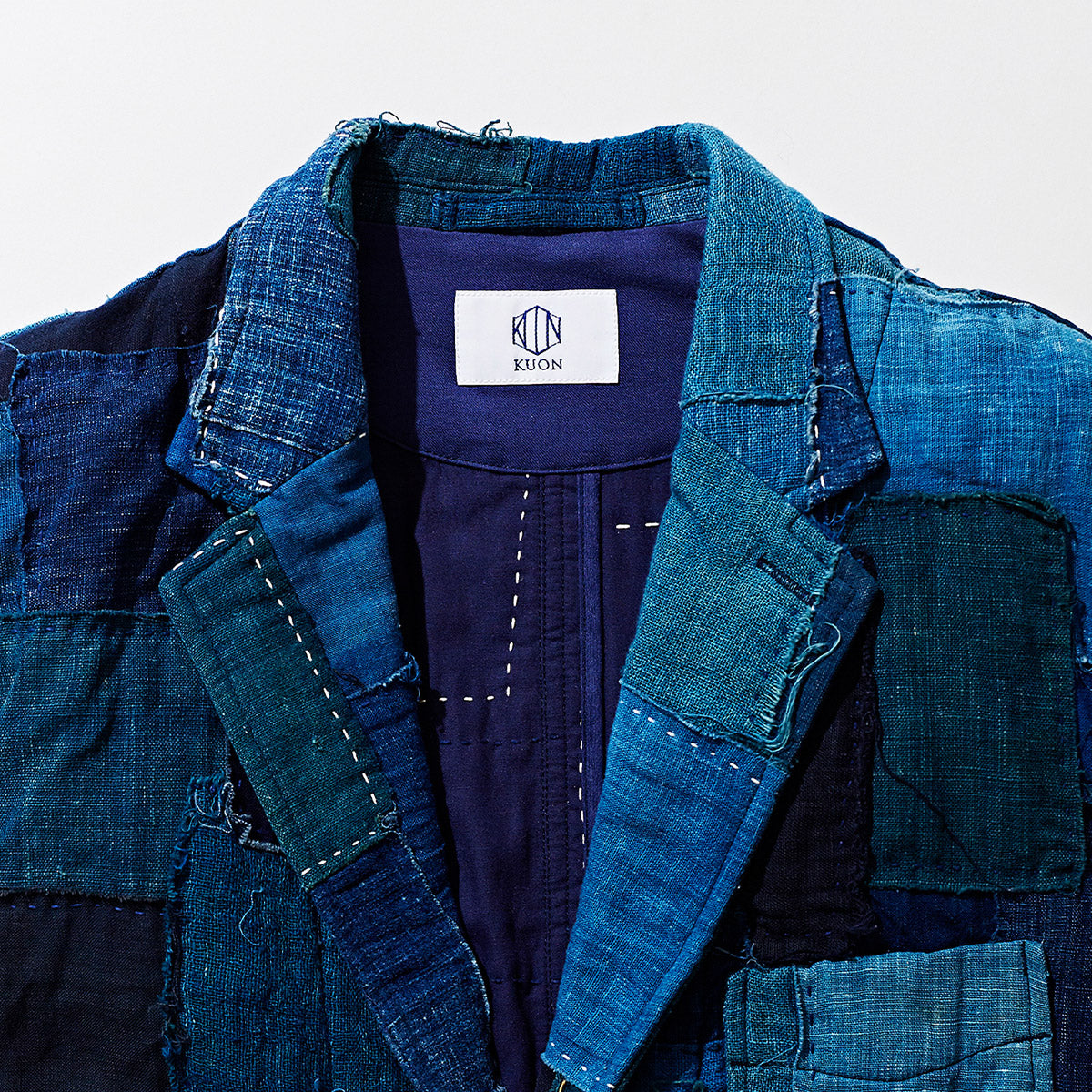 VINTAGE BORO PATCHWORK Blazer – KUON Tokyo