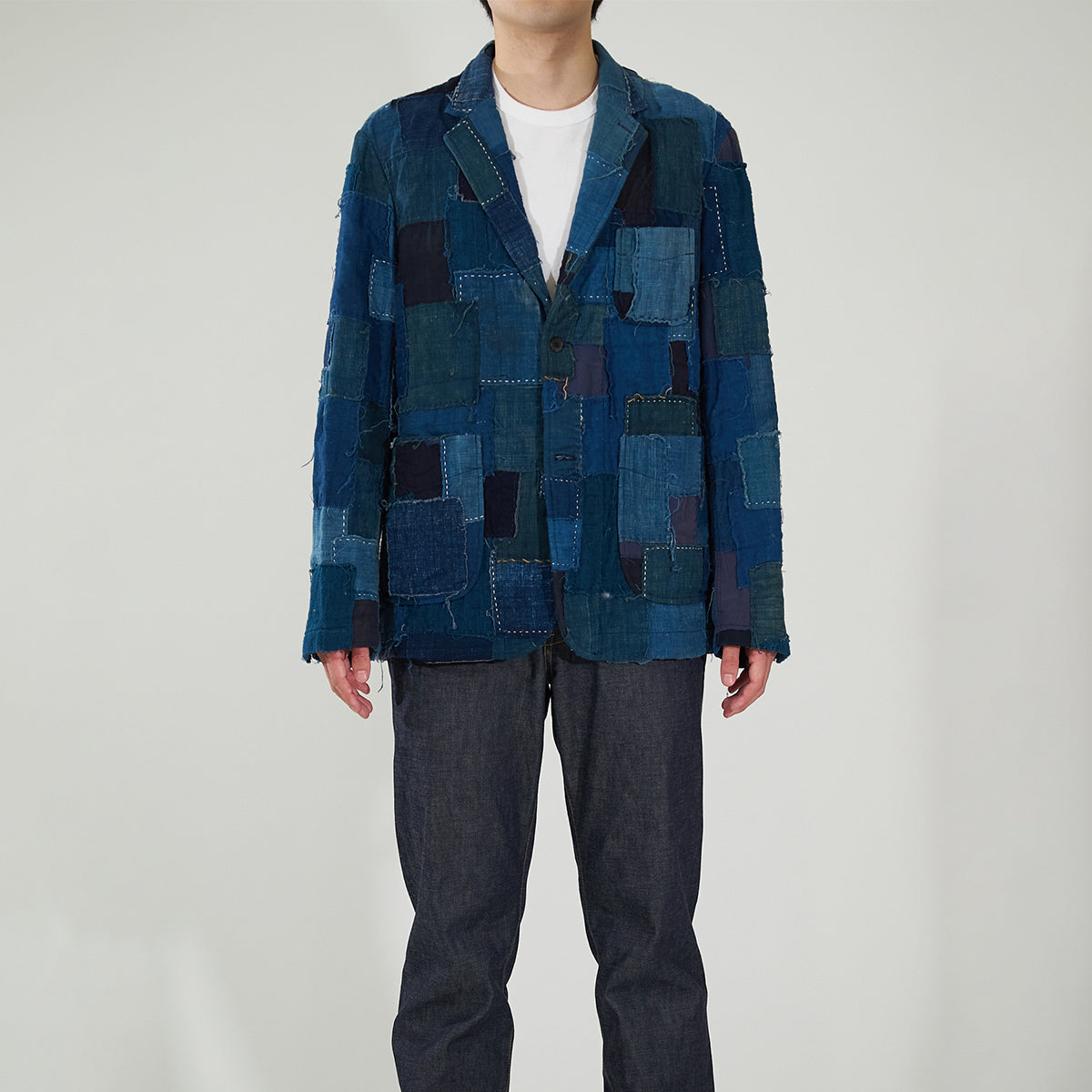 VINTAGE BORO PATCHWORK Blazer – KUON Tokyo