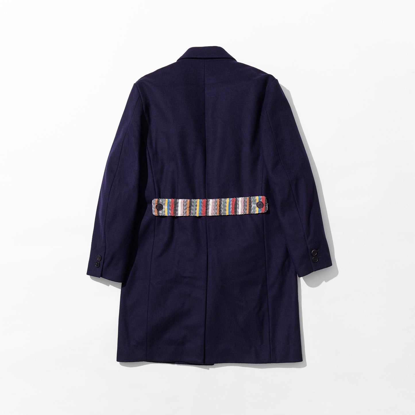 CASHMERE BLEND Chesterfield Coat w/SAKIORI