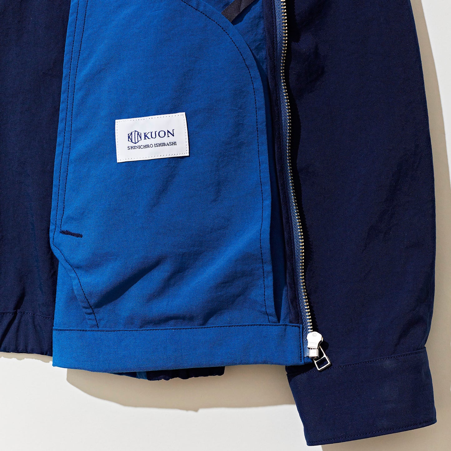 Multi Colored ONIBEGIE Drizzler Jacket(Blue)
