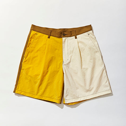 Multi Colored ONIBEGIE Wide Shorts (Brown)
