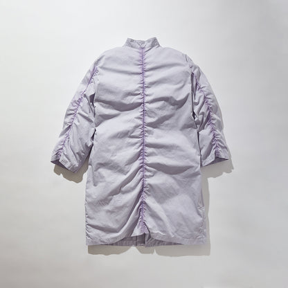 Shirred back Kimono Collar Shirt Coat